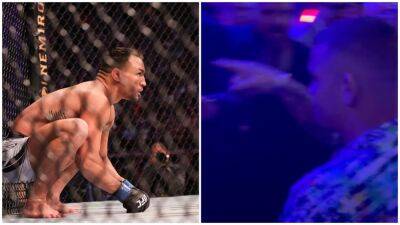 Michael Chandler calls Dustin Poirier' insecure' after UFC 276 scuffle