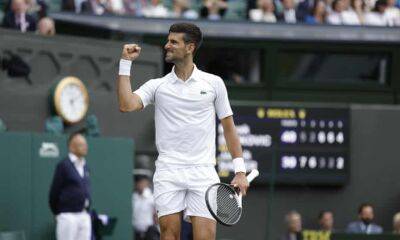 Novak Djokovic overturns two-set deficit to surpass Sinner at Wimbledon