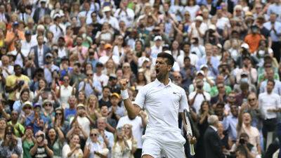 Rafa Nadal - Matteo Berrettini - Novak Djokovic - Jimmy Connors - Djokovic stages extraordinary comeback against Sinner to reach Wimbledon semis - france24.com - France - Spain - Serbia - Australia