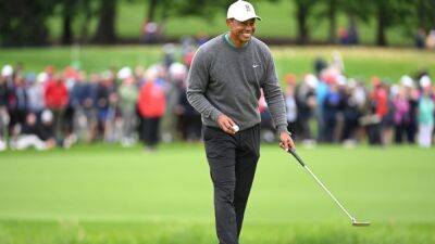 Tiger Woods finishes tied for 39th at JP McManus Pro-Am, where Xander Schauffele wins