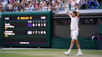 Wimbledon day nine: Cameron Norrie keeps British hopes alive
