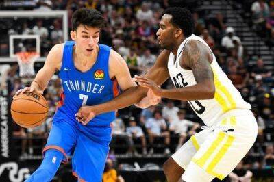 Oklahoma City Thunder rookie Chet Holmgren dazzles in debut, sets Summer League record