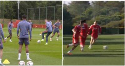 The difference between Man Utd & Ajax players doing the same training drill is startling