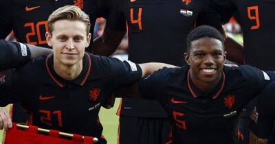 Manchester United fans go wild after Frenkie de Jong reacts to Tyrell Malacia post
