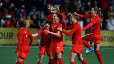 Jessie Fleming - Christine Sinclair - Bev Priestman - Janine Beckie - Jordyn Huitema - Canada turns on offence late en route to win over Trinidad and Tobago - tsn.ca - Australia - Mexico - Canada - New Zealand -  Paris - Trinidad And Tobago