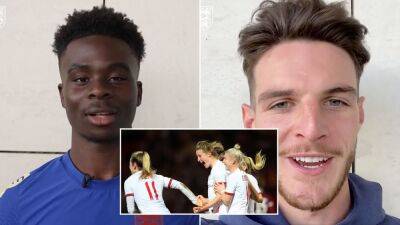 Euro 2022: England men's stars send messages of support to Lionesses
