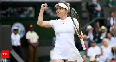 Simona Halep demolishes Amanda Anisimova to reach Wimbledon semi-finals