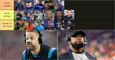 NFL: Ranking all 32 head coaches from 'Elite' to 'Barely Qualified'