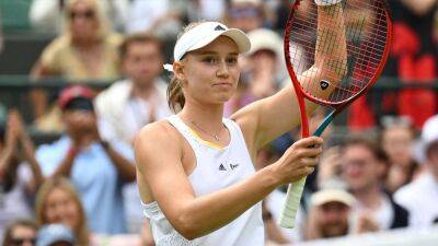 Elena Rybakina fights back to beat Ajla Tomljanovic and reach Wimbledon semi-final against Simona Halep