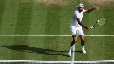 Kyrgios into Wimbledon semis after overpowering Garin