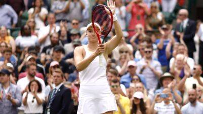 Russian-born Elena Rybakina calls for peace after reaching Wimbledon semi-finals