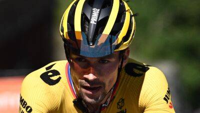 Tour de France: Primoz Roglic dislocates - and puts back in - shoulder after hitting a hay bale on Stage 5