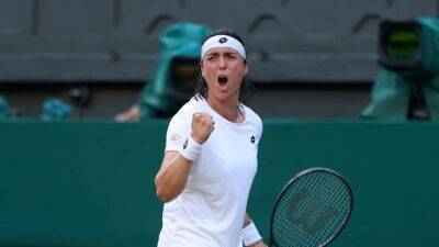 Simona Halep - Elena Rybakina - Tatjana Maria - Emotions on hold as Mum Tatjana takes on Aunt Ons - channelnewsasia.com - Germany - Tunisia - Kazakhstan