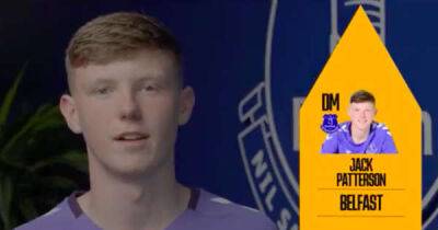 Jack Patterson stars in Everton 'scholars' video as he names football idol