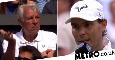 Rafael Nadal defied his dad’s instructions during Wimbledon quarter-final win over Taylor Fritz