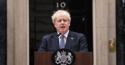 Every word of Boris Johnson's farewell speech as he confirms resignation