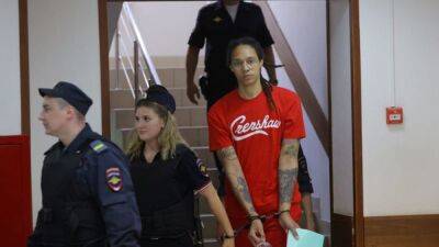 Detained US basketball player Griner arrives in Russian court for hearing on drugs charges