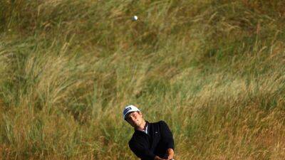 Scottish Open: Viktor Hovland loses clubs, hits shank and a duff during first round at the Renaissance Club