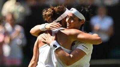 Ons Jabeur: History-making Tunisian into first Wimbledon final after beating close friend Tatjana Maria