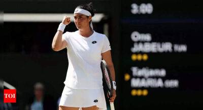 Wimbledon: Jabeur downs Maria to become first Arab in major final
