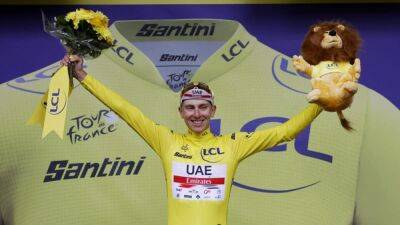 Pogacar wins Tour stage six to take yellow jersey from Van Aert