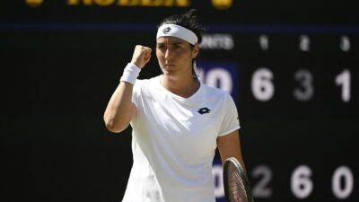 Tatjana Maria - Joyful Jabeur one step away from fulfilling Wimbledon dream - channelnewsasia.com - France - Tunisia -  Tunisia