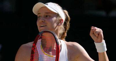 Rybakina stuns Halep to set up Wimbledon final against Jabeur
