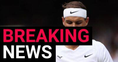 Rafael Nadal withdraws from Wimbledon due to injury as Nick Kyrgios gets bye into final