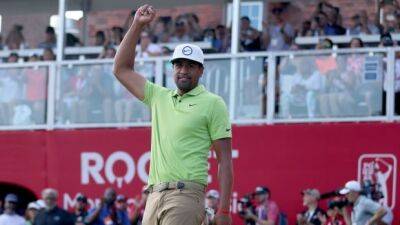 Finau distances himself from Canada's Pendrith to win Rocket Mortgage Classic