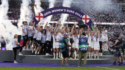 Harry Kane - Lucy Bronze - Ella Toone - Mary Earps - Chloe Kelly - Royal Family - Lina Magull - ‘We changed society’: Jubilant scenes as England crowned Euro 2022 champions - bt.com - Germany - Netherlands