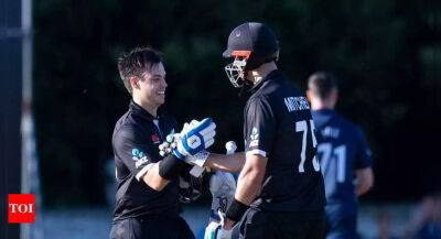 Mark Chapman ton powers New Zealand to seven-wicket win over Scotland