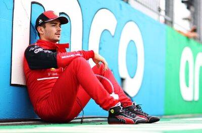 Ferrari wrecks another of Charles Leclerc's races, gifting Max Verstappen an 80-point lead