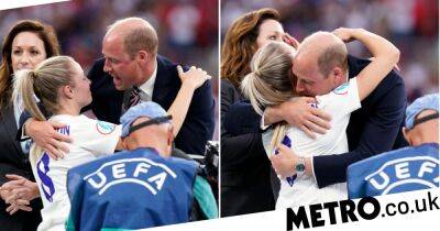 Leah Williamson reveals what Prince William said to her after England’s Euro 2022 victory