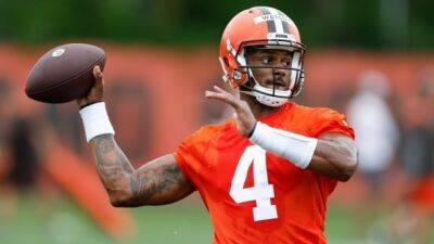 Browns QB Deshaun Watson suspended 6 games for violating NFL's personal conduct policy: reports