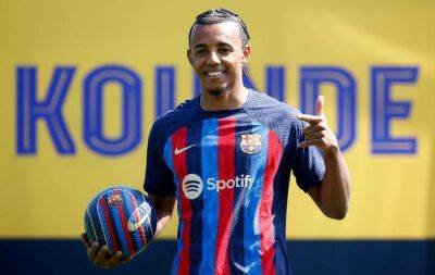 Kounde proud to join 'ambitious' Barcelona