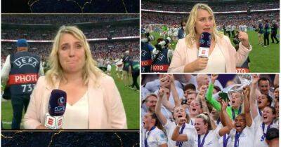 Euro 2022: Emma Hayes gives emotional interview after England win title