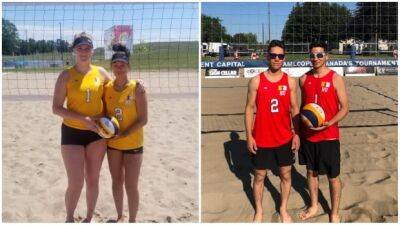 Nunavut's 1st beach volleyball team hits the sand at the Canada Summer Games
