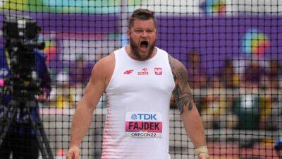 Polish world champion Fajdek to avoid flying after twice losing gear - channelnewsasia.com - France - Germany - Poland - state Oregon