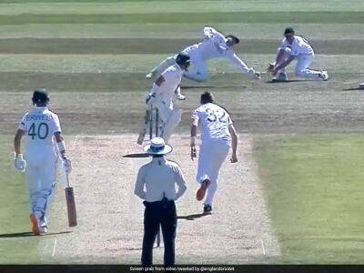 Sam Billings - Craig Overton - Dean Elgar - Watch: Sam Billings Takes A Stunner To Dismiss Dean Elgar During England A vs South Africa Practice Match - sports.ndtv.com - Manchester - South Africa - county Lawrence