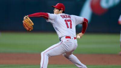 Ohtani homers, wins to match Ruth as Angels top A's