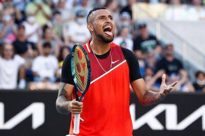 Kyrgios lifts mental game for 7th straight win, Murray ousted