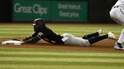 Pirates’ Rodolfo Castro has phone fall out of pocket during third-base slide - foxnews.com - state Arizona -  Indianapolis