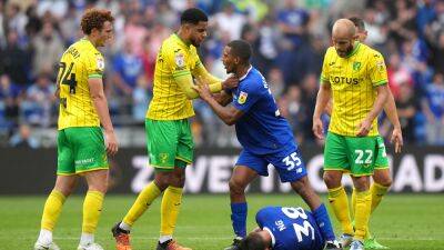 Teemu Pukki - Andy Rinomhota - Joe Ralls - Championship - Grant Hanley - Cardiff City - Cardiff and Norwich fined by FA after flashpoint in recent Championship clash - bt.com -  Norwich -  Cardiff