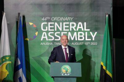 Gianni Infantino - Patrice Motsepe - CAF launches new Super League to boost clubs - guardian.ng - county Centre - Tanzania