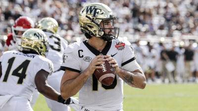 Wake Forest quarterback Sam Hartman out indefinitely with 'non-football-related condition'