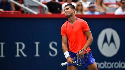 Carlos Alcaraz - Jannik Sinner - Tommy Paul - Lorenzo Musetti - Canadian Open 2022: Carlos Alcaraz stunned by Tommy Paul in Montreal after squandering match point - eurosport.com