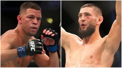 Dana White - Conor Macgregor - Nate Diaz - UFC 279: Nate Diaz's coach claims star is a better grappler than Khamzat Chimaev - givemesport.com -  Las Vegas