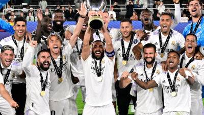 Real Madrid beat Eintracht Frankfurt to win fifth UEFA Super Cup