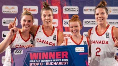 Canadian women's 3x3 basketball team wins series stop in Bucharest - cbc.ca - France - Italy - Canada - county Day - Israel -  Bucharest