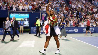 Serena Williams loses 2nd-round match in Toronto after indicating playing career is winding down